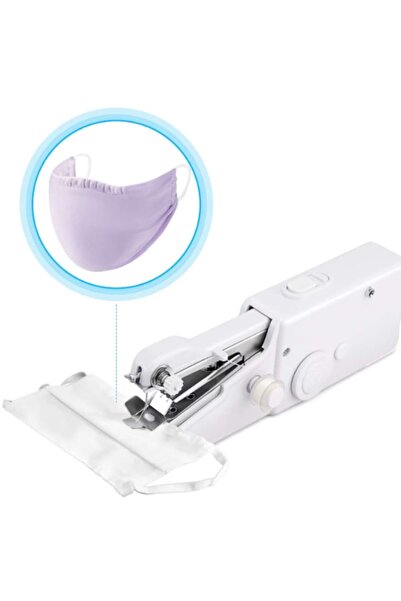 HOZRO Mini Sewing Machine Portable Battery-Powered HOZRO, White