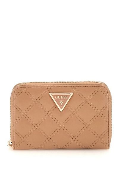 Guess Women's Beige Giully Medium Size Zippered Wallet