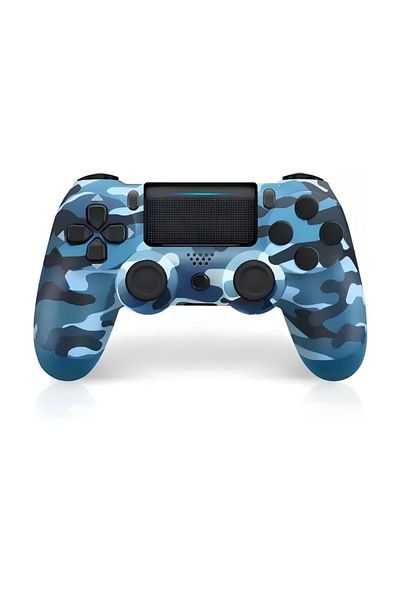 fulina Wireless Controller for PS4,with Dual Vibration/Audio/Six-axis Motion Sensor/Game Joystick,Camo Blue