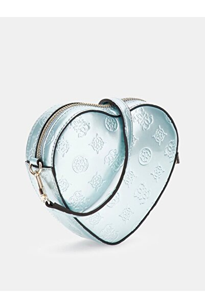 Guess Arnela Mini Heart Bag Women Blue Mini Bag Hwtg9496770-Pbo