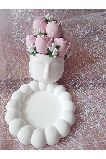 ndukkan Masa Özel Tasarım Adler Saksıda Kokulu Taş Çiçek Aranjmanı