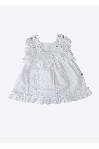 kitikate Organic Latifa Dress White
