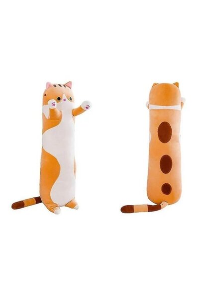 INVINCIO Long plush cat toy, Invincio, polyester and cotton, pillow type, washable, hypoallergenic filling