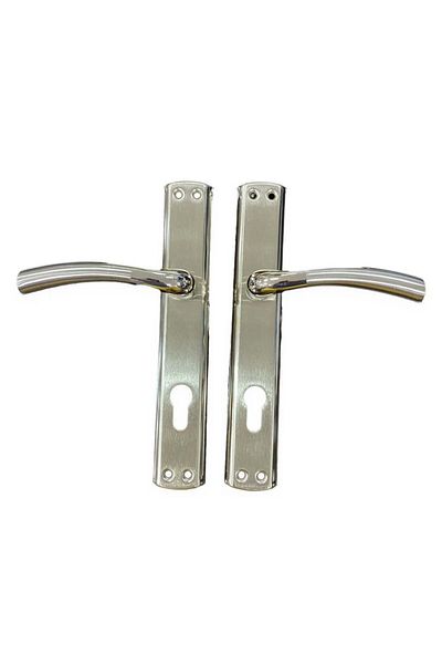 NEZADE STORE Sofuoglu Macro Nickel Satin Yale Door Handle