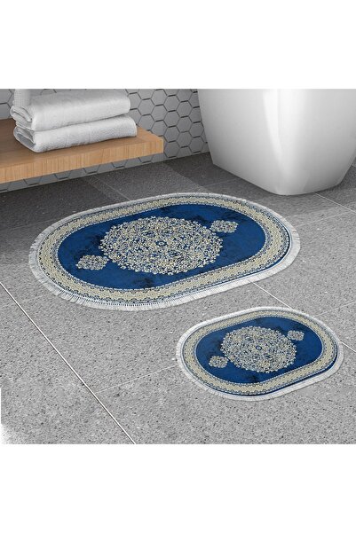 UnicUtil Set covorase baie 2 piese, Comfort Plush, UnicUtil, Albastru