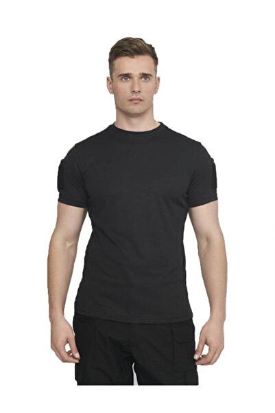 SINGLE SWORD SS Μπλουζάκι με κοντό μανίκι χωρίς γιακά – Ύφασμα LACOS