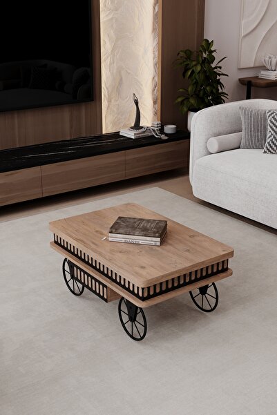 kolexonline Capria Akıllı Sehpa, Çalışma Masası, Yemek Masası, Yer Sofrası, T...