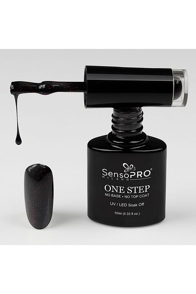 SensoPRO Milano Oja semipermanentă într-un singur pas 10ml, Negru misterios #044
