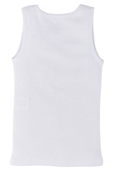 İdilbaby&Mamino İdi̇lbaby&Mamino White Boy's Basic Undershirt with Straps
