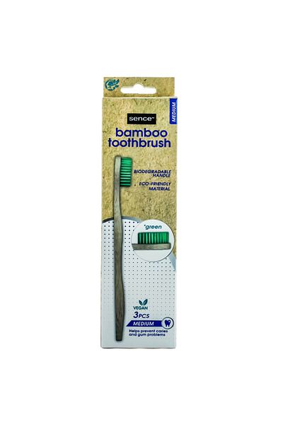OEM Set of 3 Sence Fresh bamboo toothbrushes