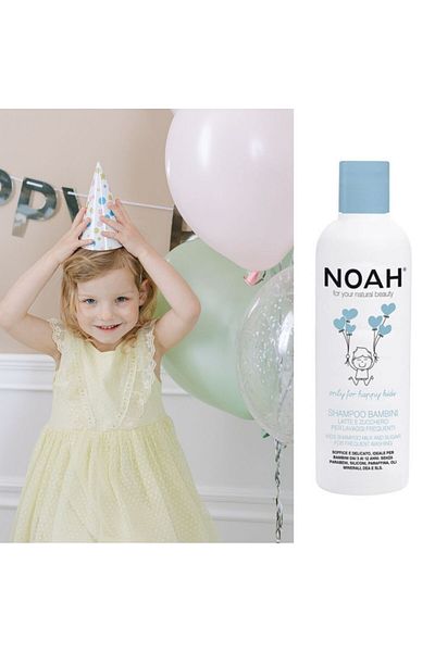 Noah Milk & Sugar Shampoo for Frequent Washing for Children, Noah, 250 ml