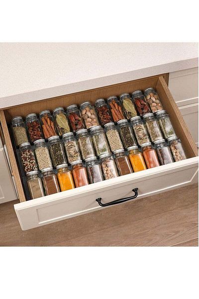 COOYA 24 Pcs Glass Spice Jars,with Shaker Lids and Airtight Metal Caps and Chalk Marker