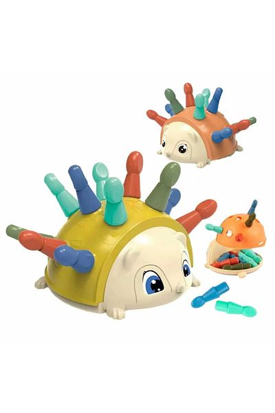 Micostore Motor skills toys, Hedgehogs with colorful spikes, Fun Hedgehog