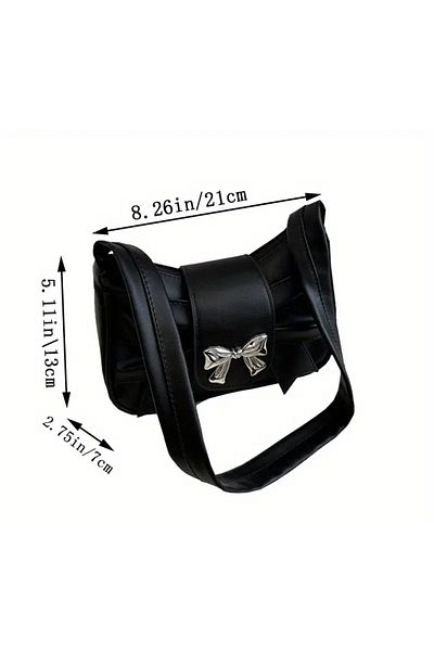 La Saade Chérie Bag-Black Pinterest Bag with Bow