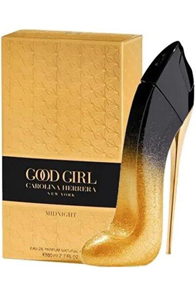 Hugo Boss Carolina Herrera Good Girl Midnight EDP Perfume 80 ml, Gold/Black