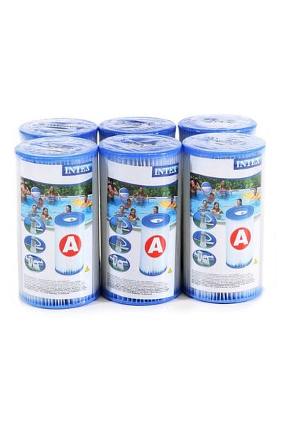Intex Set 6x Filtre Tip A pentru Pompa Piscina Intex