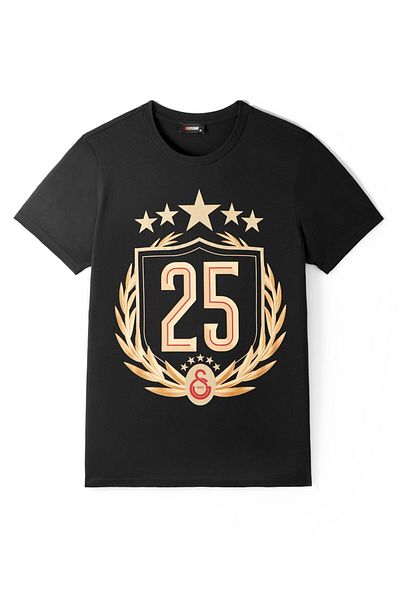 Galatasaray تي شيرت مخصص لبطولة 2025 مرخص مع صندوق خشبي خاص