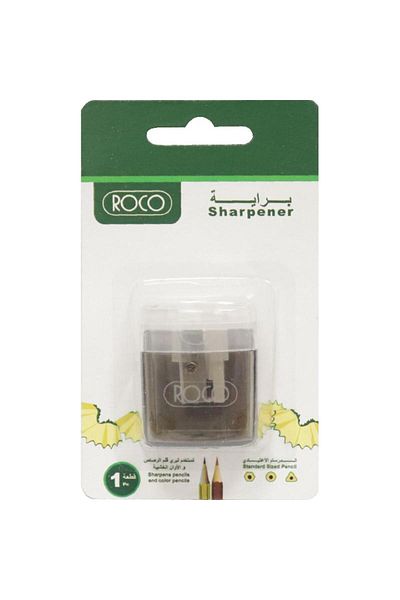 Roco Pocket Sharpener – Single Hole, Black