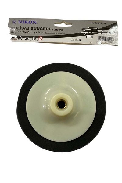 NEZADE STORE Nikon 15050Sy Polishing Sponge 150 mm Black Soft