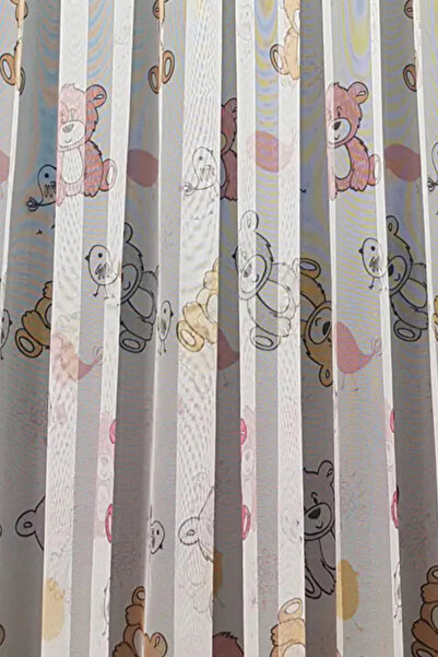 YS PERDE TASARIM Brillant Bambu Orso Bebek-Çocuk Odası Ayıcıklı Model ÇokRenk...