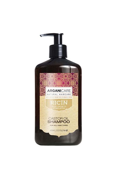 Arganicare Hair growth stimulating shampoo with castor oil for all hair types, Arganicare, 400 ml