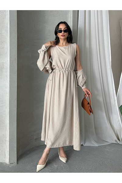 MD trend Women's Oversized Dress Bolero Double Suit