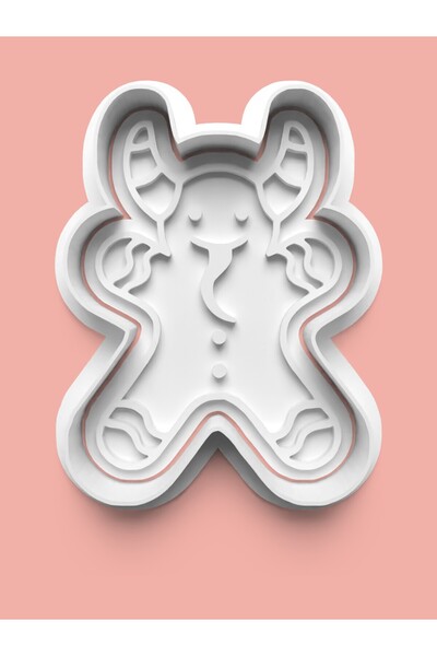 AKTASTORE قالب بسكويت على شكل كرامبوس وقالب عجينة السكر 0229-قطعة واحدة