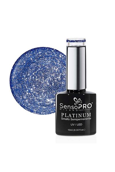 SensoPRO Milano Oja semipermanentă Platinum SensoPRO Milano 10ml, Ocean Shimmer #24