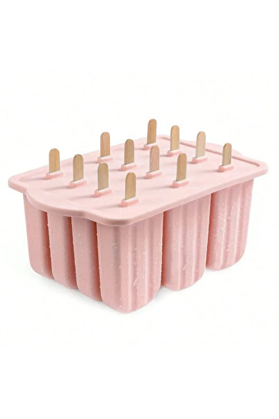 Choice1 Pink A Popsicle Molds Silicone 12 Pieces Popsicle Trays for Freezer H...