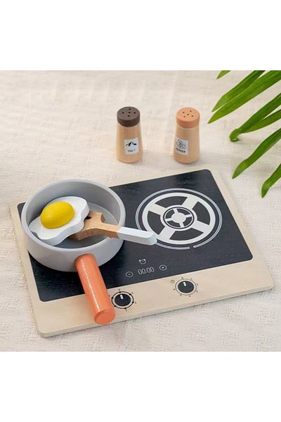 Factory Price - Ruby Wooden Kitchen Pretend Play Set - 31 Pcs