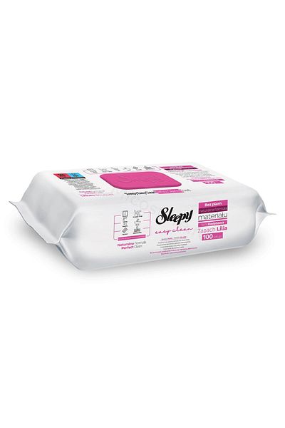 Sleepy Wet wipes with baking soda and vinegar, Sleepy Easy Clean Lilium Bouquet, multi-surface, 100 pcs