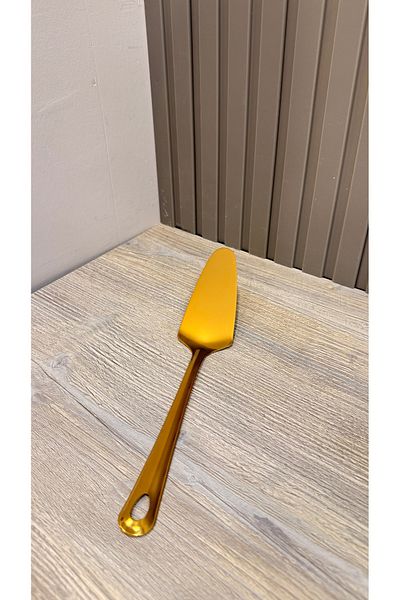 Snow Homs Gold Stainless Steel Gold Slice Spatula 1 Piece Multi-Purpose