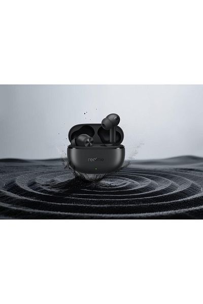realme Buds T200x with 25dB ANC, 48 Hrs Playback, IP55 Bluetooth -Pure Black
