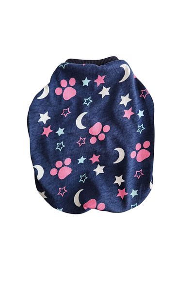 atelyu Cat Dog Suit Paw Pattern Tank Top Tshirt