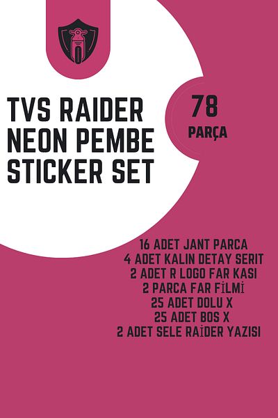 Banxtre مجموعة ملصقات محرك كاملة مكونة من 78 قطعة لـ TVS Raider