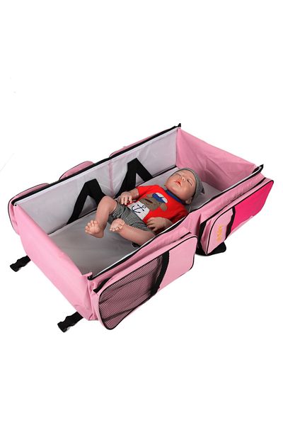 fulina Multipurpose Baby Diaper Travel Cot Bag, Fine Mattress With High-quality, Non-toxic and Sturdy