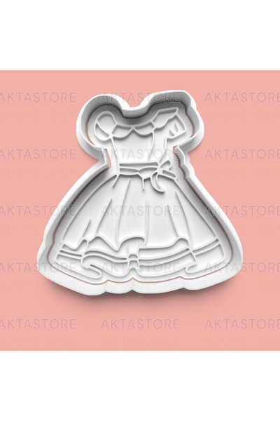 Alice in Wonderland Dress Cookie Mold and Sugar Dough Mold