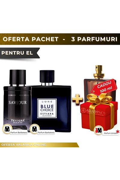 lattafa Saviour + Blue Choice + Perfume Gift