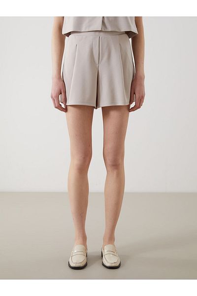 LC Waikiki Sort pliat pentru femei Crepe cu talie elastică sezon nou - S5GM18Z8