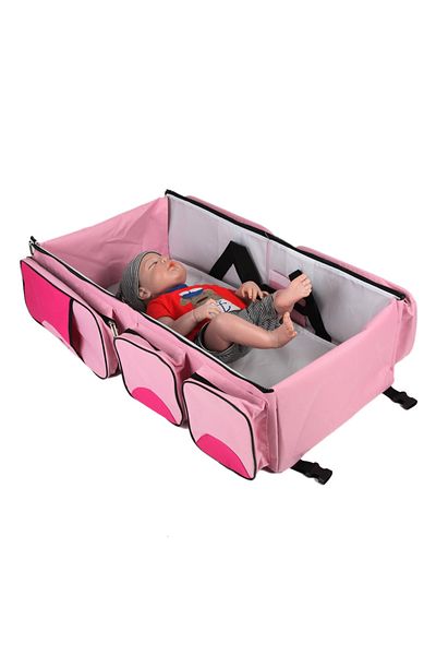 fulina Multipurpose Baby Diaper Travel Cot Bag, Fine Mattress With High-quality, Non-toxic and Sturdy