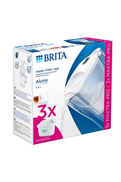 BRITA Starter pack Aluna 2,4 L (white) + 3 filtre Maxtra PRO