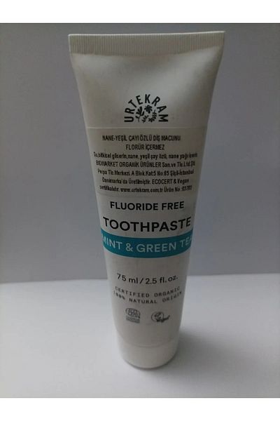 Urtekram Organic Toothpaste with Mint and Green Tea 75 ml