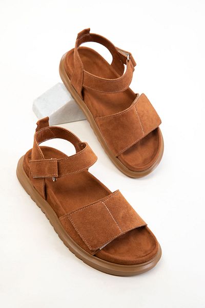 SOHO Taba Wildleder Damen Sandalen 20696