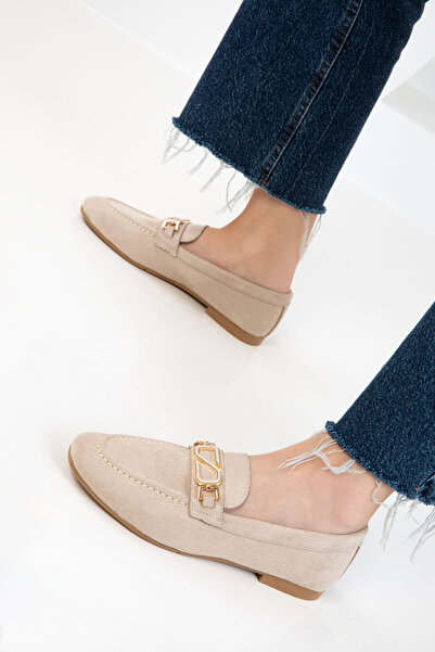 SOHO Ten Süet Kadın Loafer Ayakkabı 20690