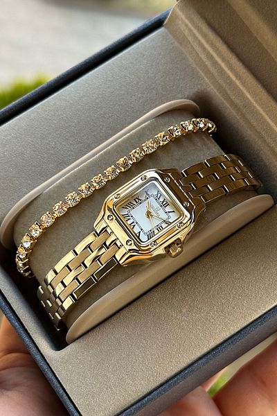 Homies Women's Watch Original Steel Cord with Gift Box and Bracelet Gift