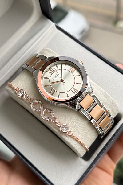 Homies Original Women's Wristwatch Set - Gift Box and Bracelet Hm5803S 010802