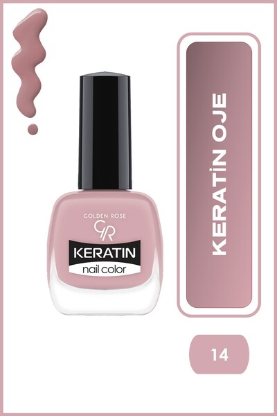 Golden Rose Keratin Nail Color 14 Keratin Oje 10,5 ml