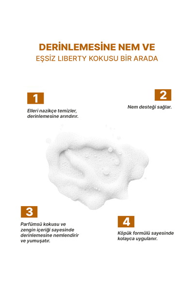 THE BATH FACTORY Nemlendirici Arındırıcı Liberty Köpük Sabun 300 ml