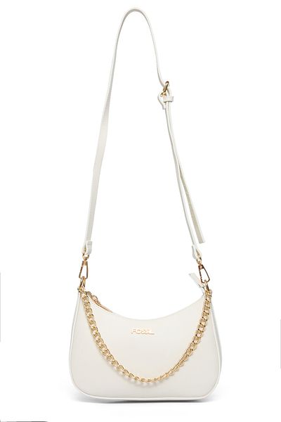 Fossil White Women's Hand and Cross Shoulder Bag 05Fo25Y5061