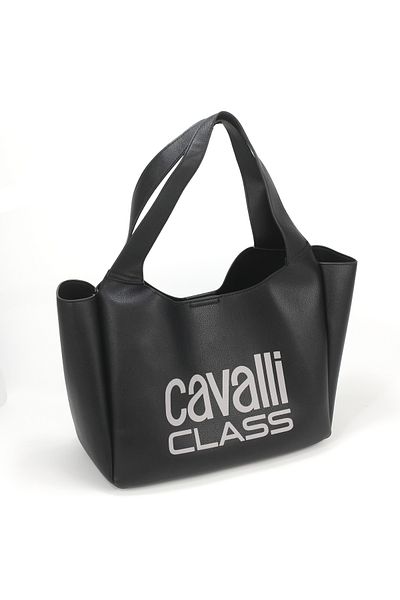 Class Roberto Cavalli Nákupní taška, kabelka, ARIANNA, černá barva
